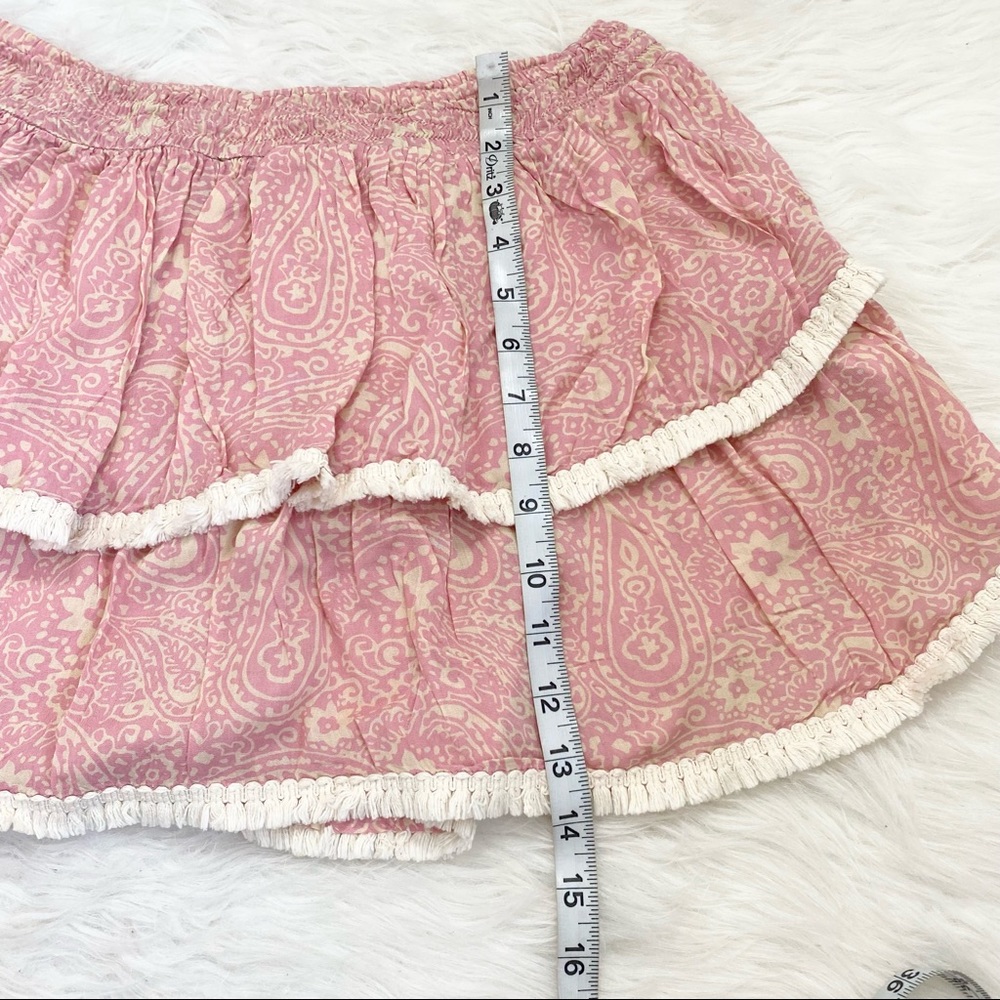 COOLCHANGE Pink Print Mini Skirt - Picture 3 of 4